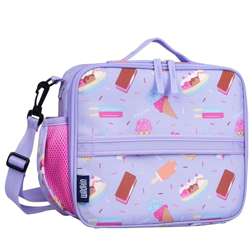 Image of Wildkin Kids ECO rPET Insulated Lunch Box - Keeps Food Hot or Cold, Easy-Clean Lining, Mesh Pockets & BPA-Free - Boys & Girls, Ideal for School, Travel & Daycare - Sweet Dreams