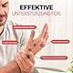 Dr. Arthritis Von Ärzten Entworfen, Handgelenk Bandagen, Handgelenkstütze, Handflächenschutz mit Gelpolster, Handgelenkbandage für Karpaltunnel, RSI, Handgelenkschoner für Rechts/Links, Pink, L