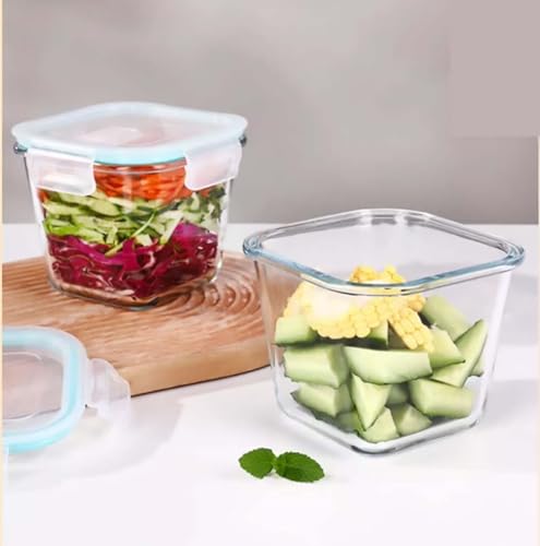 Glazera 900ml Square Glass Food Storage Container - Image 4