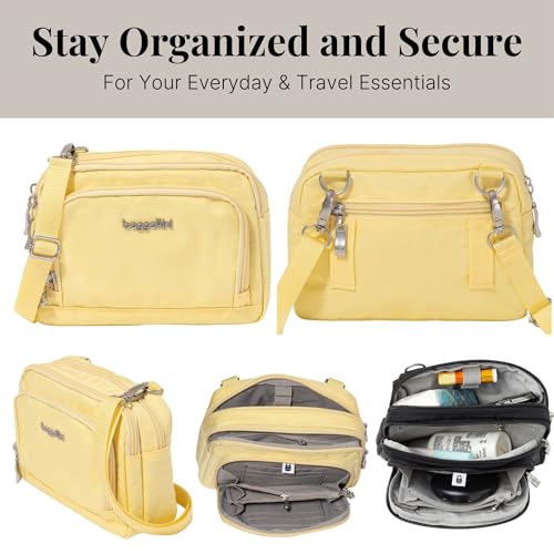 Image of Baggallini Triple Zip with Front Wallet /Trifecta RFID Wallet Crossbody