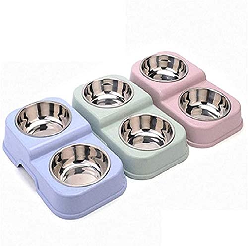 Pets Empire Non-Slip Pet Bowl Plastic Stainless Steel Drinking Basin Dog Food Bowl Cat Food Bowl Pet Double Bowl (Small, Pink) (B08ZN3Z7QG) Amazon Price History, Amazon Price Tracker