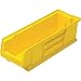 QUANTUM STORAGE SYSTEMS K-QUS950YL-4 4-Pack Plastic Storage Stacking Hulk Container, 24 inch x 8 inch x 7 inch, Yellow