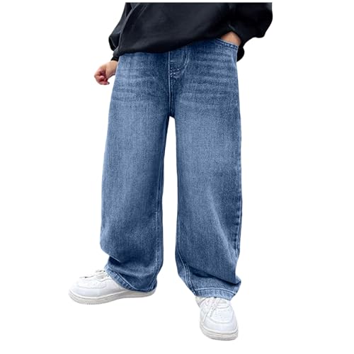 Baggy Jeans Jungen Loose Fit Jogginghose mit Elastische Taille...