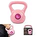 Phoenix Fitness RY1421 - Kettlebell in vinile, peso pesante, per allenamento a casa, palestra, fitness, pilates, allenamento pesi, colore: Rosa