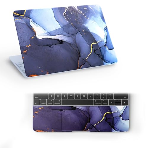 Image of Marbel D10 Top+Wrist Pad Vinyl Laptop Skin /Sticker /Cover for 15 to 15.6 Inches Laptops Laminated-Removable-HD Quality Compatible for Hp-Dell-Sony-Lenovo-Asus etc.(15x10 Inches)