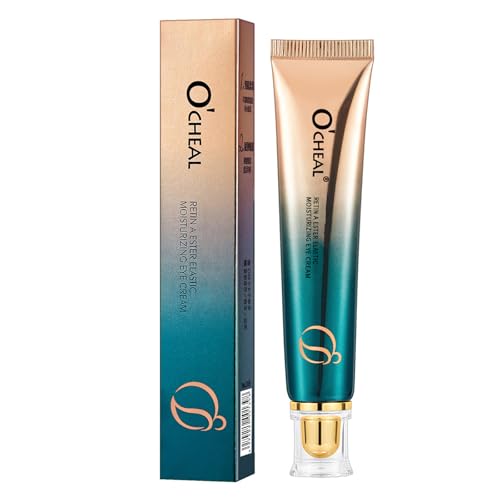 Creme de olhos Retinol para olheiras e bolsas sob os olhos, creme hidratante antienvelhecimento para os olhos noturno para clarear as rugas firmadoras e reparadoras. Linhas finas reduzem o inchaço (30
