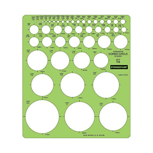 Staedtler® Mars® Template, Circle Combo #TOP1