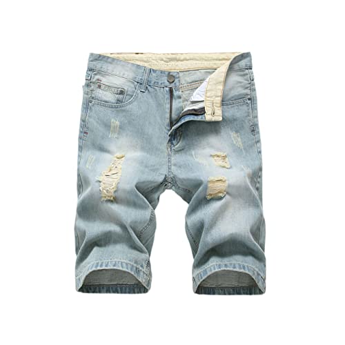 Short en jean déchiré homme confortable contre la chaleur estivale