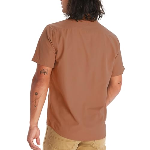 MARMOT Men's Aerobora Short Sleeve Button-Down Shirt - Lightweight, Packable, Quick-Drying UPF Protection2