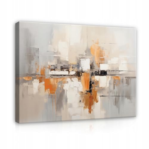 WallArena - Impression sur toile - Abstrait - 120x80 cm - Tableau decoration murale - Tableau mural XXL grand format pour salon, chambre à coucher -...