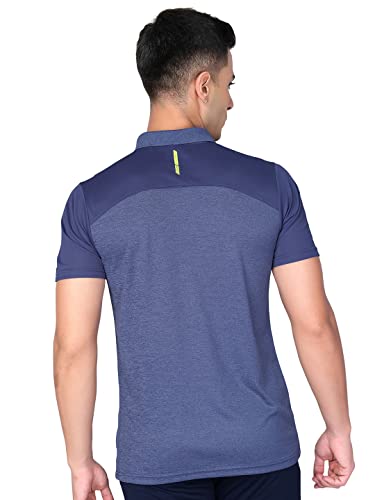 Image of TECHNOSPORT Men's Polyester Slim Fit T-Shirt