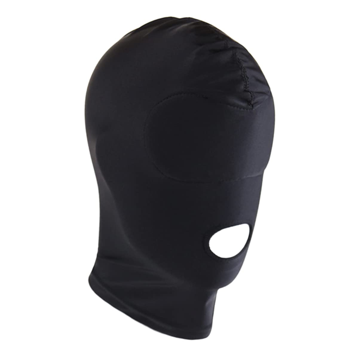 YOOJIA Unisex Leather Full Cover Face Mask Elastic Breathable Cosplay Costumes Open Eyes Mouth Headgear