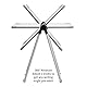 DOEWORKS Kinder Staffelei Magnetische Whiteboard U-Ständer, Doppelseitiges Whiteboard & Kreidetafel Schreibbrett mit Zubehör, Kinder Tafel Höhenverstellbar & 360°Rotation, Weiß