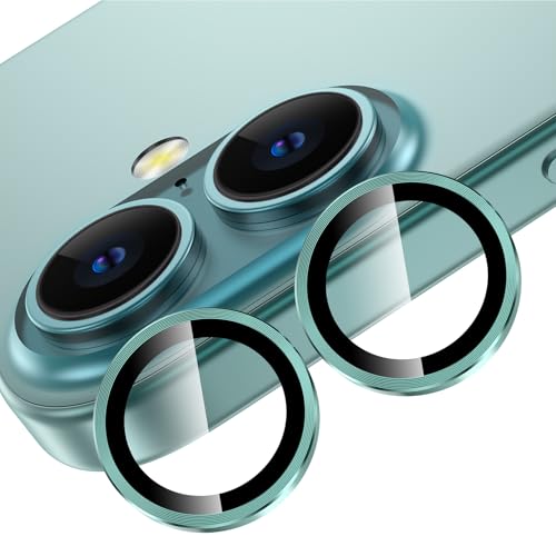 Image of Lensarmor Compatible With Teal Iphone 16 /16 Plus Camera Lens Protector - 9H Hardness, Premium Iphone 16 Lens Protector, Does Not Affect Flash Shots - Camera Protector Iphone 16