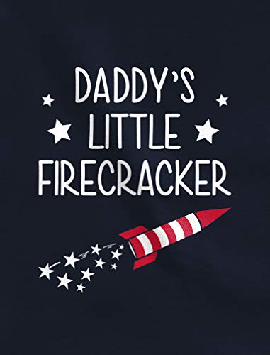 Tstars Daddy's Little Firecracker 4th of July Patriotic Father & Child Matching Shirts3