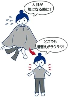 [ポンチョ] 目かくし用 着替え 防災用品の備えに 避難所 学校 キャンプ 体育 プール 体操着 水着