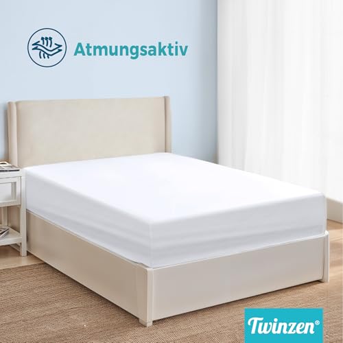 Twinzen - Matratzenschoner 180x200 - Wasserdicht - Atmungsaktive – Ansicht 5