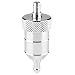 Produktbild Benzinfilter Motorrad Ersatz Universeller 8-mm Motorrad Benzinölfilter Filtrationsreiniger (Silber)