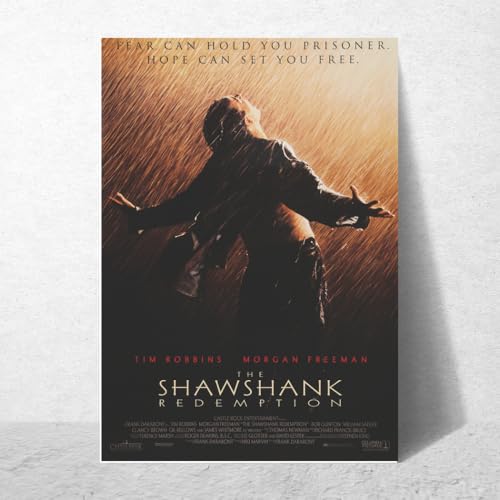 Image of Good Hope Hollywood Movie Shawshank Redemption Motivational Quote Poster (12 x 18 Inch) For wall decor home decor bedroom living room Gift Paintings wallpaper Hostel Boys Girls.