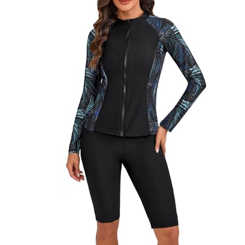 Costume intero sportivo per multi-scena - Perfetto per snorkeling, acque libere, acquagym, nuoto leggero e mare estivo, adatta anche per piscine (resistente al cloro) e attività acquatiche sportive.