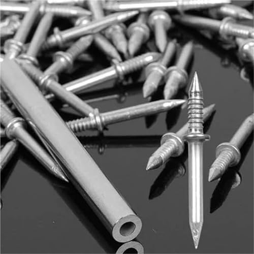 Clavos Doble Cabeza para Rodapié sin marcas con manga, 600 piezas miniatura 2