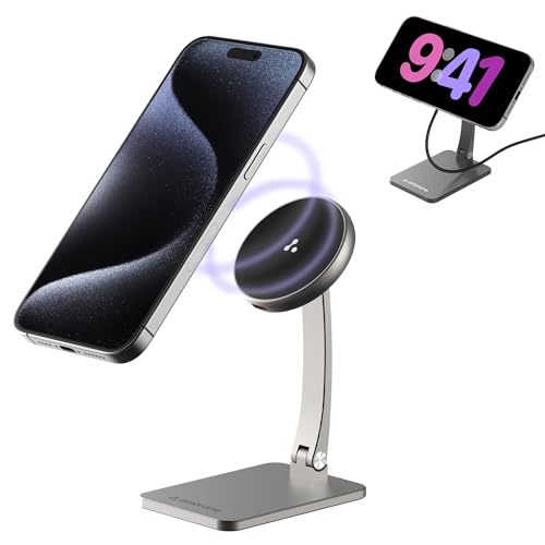 Ambrane Qi2 & Magsafe 15W Wireless Charger with Latest Qi2 for iP...