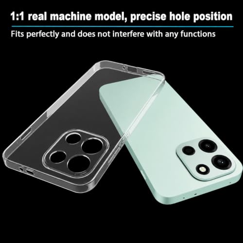 Image of DIZORO Compatible with Oneplus Nord 6 5G Back Cover Case Clear,[ Anti Yellow ][Military Grade Protection] Hard PC Back Cover Transparent