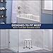Drive Medical Shower Stool, Adjustable Height, 300 lb Weight Capacity, White