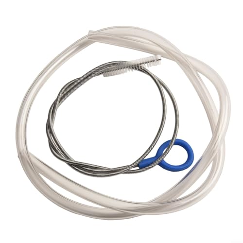 Tubo de agua eficiente con cepillo de limpieza integrado para sistemas de hidratación perfecto para estilos de vida activos (transparente)