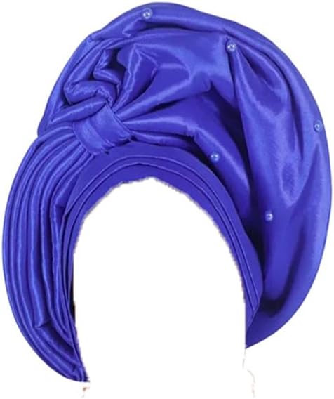 Dvbfufv Nigeria Wedding Turban Cap for Women Muslim Hijab Bonnet Headwrap African Headwear