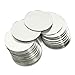 Round Mirror Tiles for DIY Crafts and Home Decorations (4 in, 50-Pack)