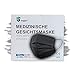 Produktbild Supple by Demel Augenoptik 100 Stück Medizinischer Mundschutz SCHWARZ  TYP IIR (CE Zertifiziert), Atemschutzmaske Medizinisch Farbe: Black