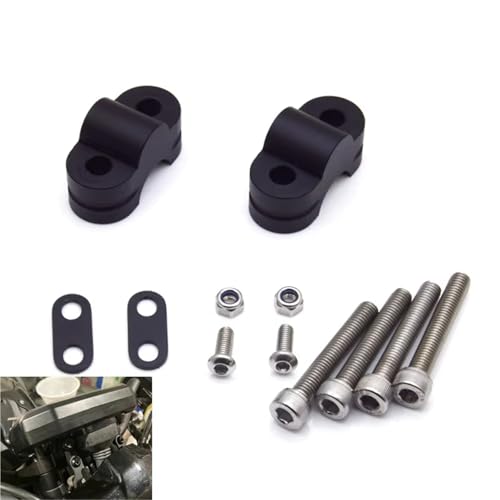 Adaptateur guidon moto Z900 2020 rehausse potence 20mm alu pour redresser la posture de pilotage - 6