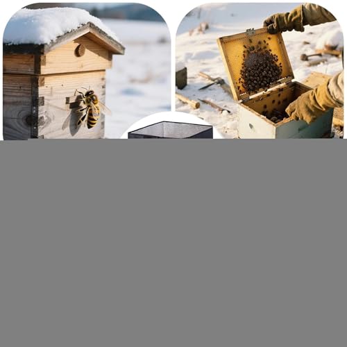 Sobres para colmenas de invierno ajustables para evitar que el frío dañe las abejas 5