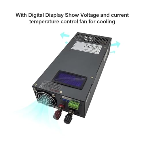 Alimentation à découpage CC 2000W 0-110V ajustable avec écran LCD