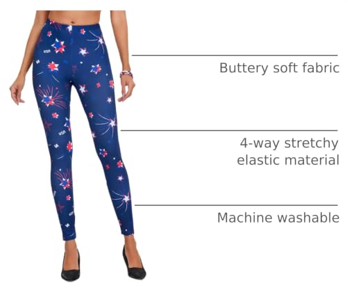 Image of sissycos Women's 80s Leggings Neon Artistic Splash Printed Pants