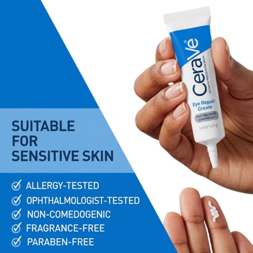 CeraVe Eye Repair Cream, Hyaluronic Acid Eye Cream for Dark Circles, 0.5oz - image 5