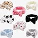 8 Pezzi Fascia per Spa, Morbido Pile di Corallo Fiocco Viso Fascia per Trucco Fascia per Capelli per Donna Ragazza Yoga Lavaggio del Viso Doccia Cura della Pelle 8 Colori immagine