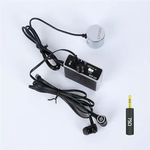 Enhanced Sound Amplifier Through Walls with Upgraded Headphones Detection with Probe Microphone Noise Reduction Amplifier System - Perfect for for Pipeline Leakage
