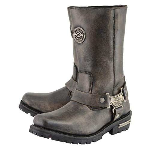 Image of Milwaukee Leather Women's Premium Leather Motorcycle Harness Boots Collection MBL - 11
