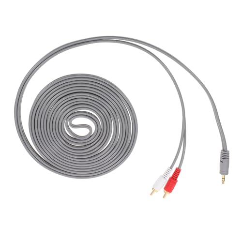 HONMEET Audio Kabel Cinch Lautsprecherkabel mit Kupferkern Stabile Signalübertragung Vielseitig Einsetzbar für HiFi Heimkinoanlagen Einfache Installation