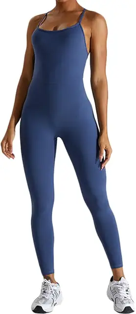 Mono de Yoga para Mujer - Bodysuit Deportivo Sin Mangas Ajustado