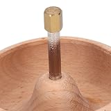 Drewniany Spinner z Koralikami dla łatwego Koralików z metalową prętą, do ​​Koralików Nasiennych, Skaczący na Igła o Dużej Oku, Metal i Drewno, 1 Zestaw Domowych Miski Miski do