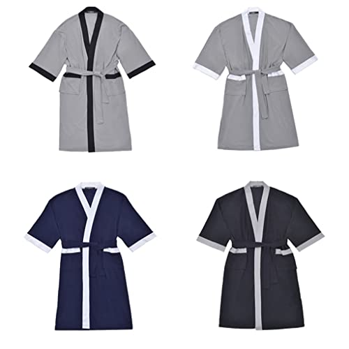 Kimono de baño de algodón para sauna y termas túnica caliente xl 3