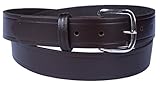 Belt with easy to change buckle 100% Top Grain One Piece Leather,Uniform,1.5