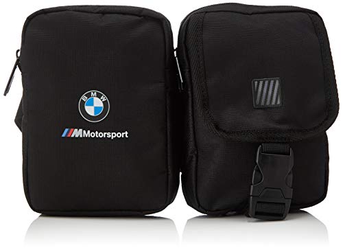 PUMA BMW Motorsport Utility Bag Riñonera  Unisex Adult  Black  OSFA