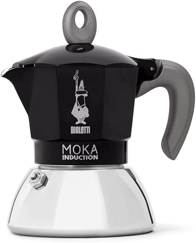 Kaffeemaschine Mokka Kaffeemaschine Bialetti Induction schwarz Kapazität 2 Tassen