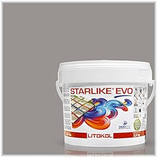 Starlike EVO Epoxy Grout 115 Grigio Seta Classic Collection 2.5 kg - 5.5 lbs