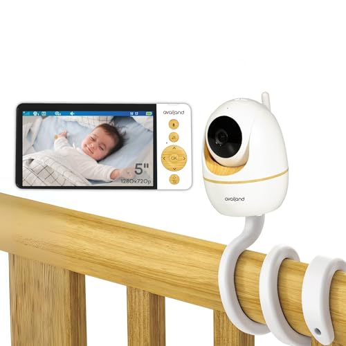 Availand | Follow Baby - Vigilabebes con Camara 360°, Seguimiento Automático del Bebé, Modo VOX, Visión Nocturna, Audio Bidireccional, Distancia conexión 300m, Batería de Alta duración (1 Cámara)