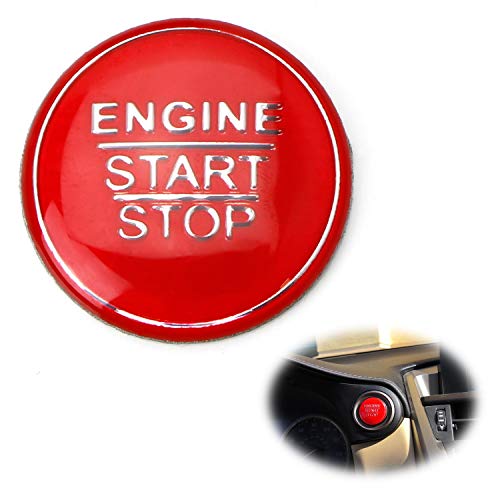 iJDMTOY (1) Gloss Red Keyless Engine Push Start Button Cover Compatible With Toyota Camry Tacoma Prius Avalon Mirai etc w/Push Start Engine On/Off Feature iJDMTOY (1) Gloss Red Keyless Engine Push Start Button Cover Compatible With Toyota Camry Tacoma Prius Avalon Mirai etc w/Push Start Engine On/Off Feature